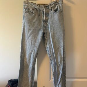 Levi's Wedgy High Rise Blue Jeans